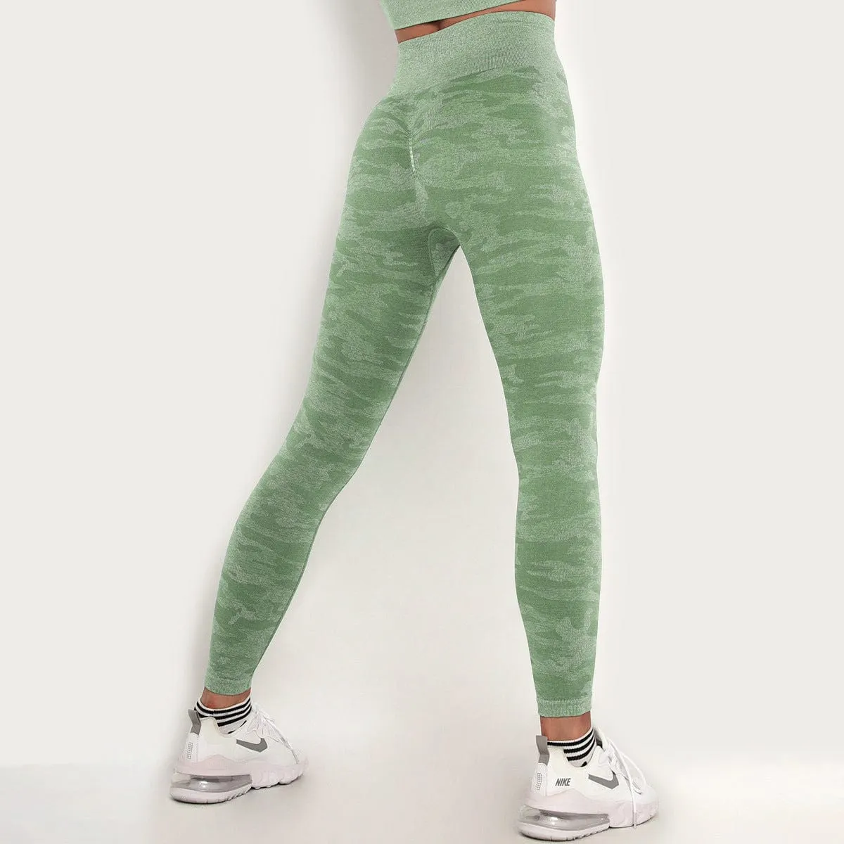 SecondSkin Camo Seamless Sports Leggings