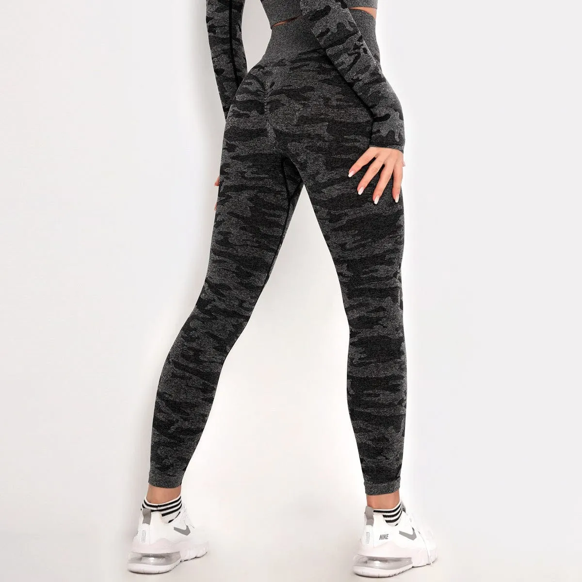 SecondSkin Camo Seamless Sports Leggings