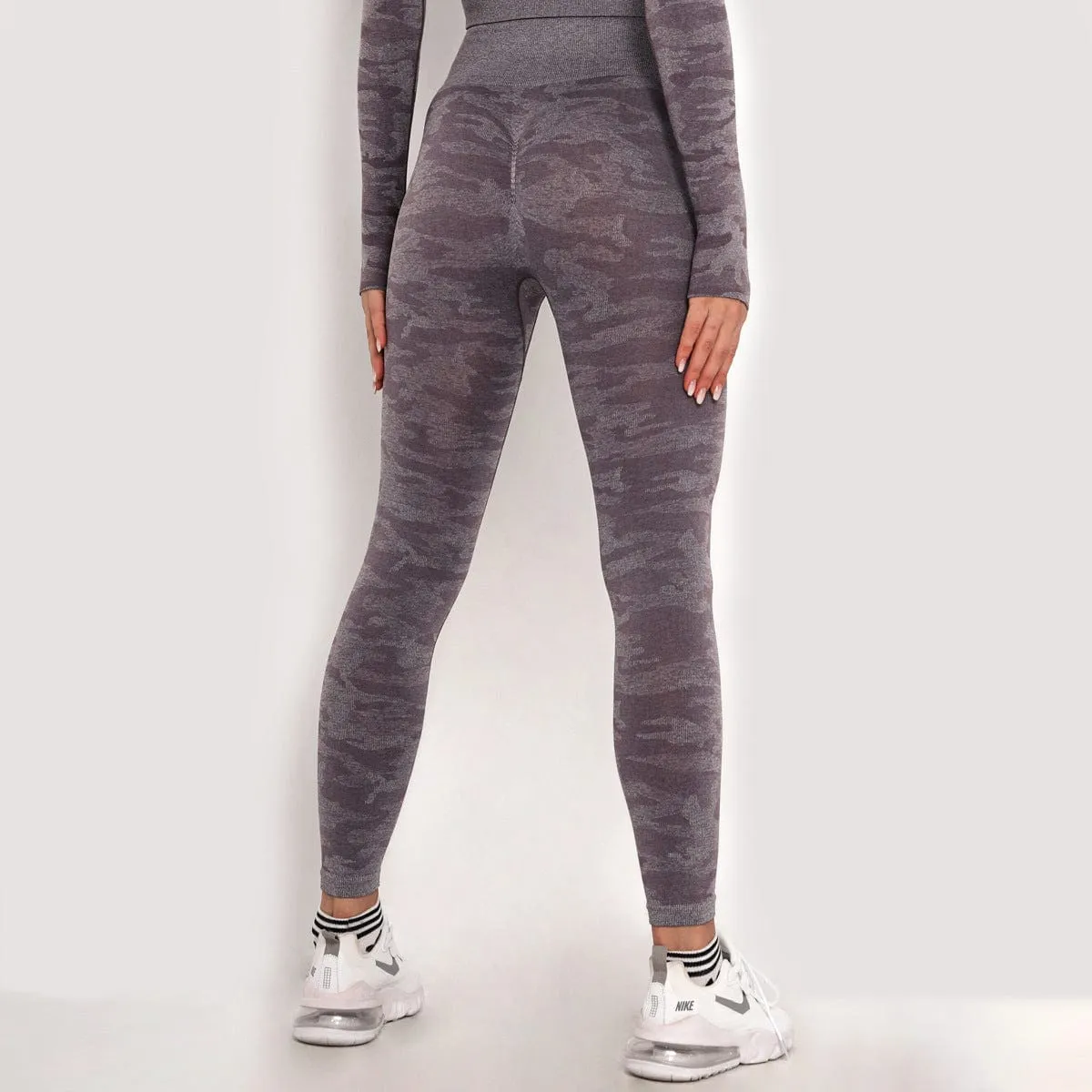SecondSkin Camo Seamless Sports Leggings