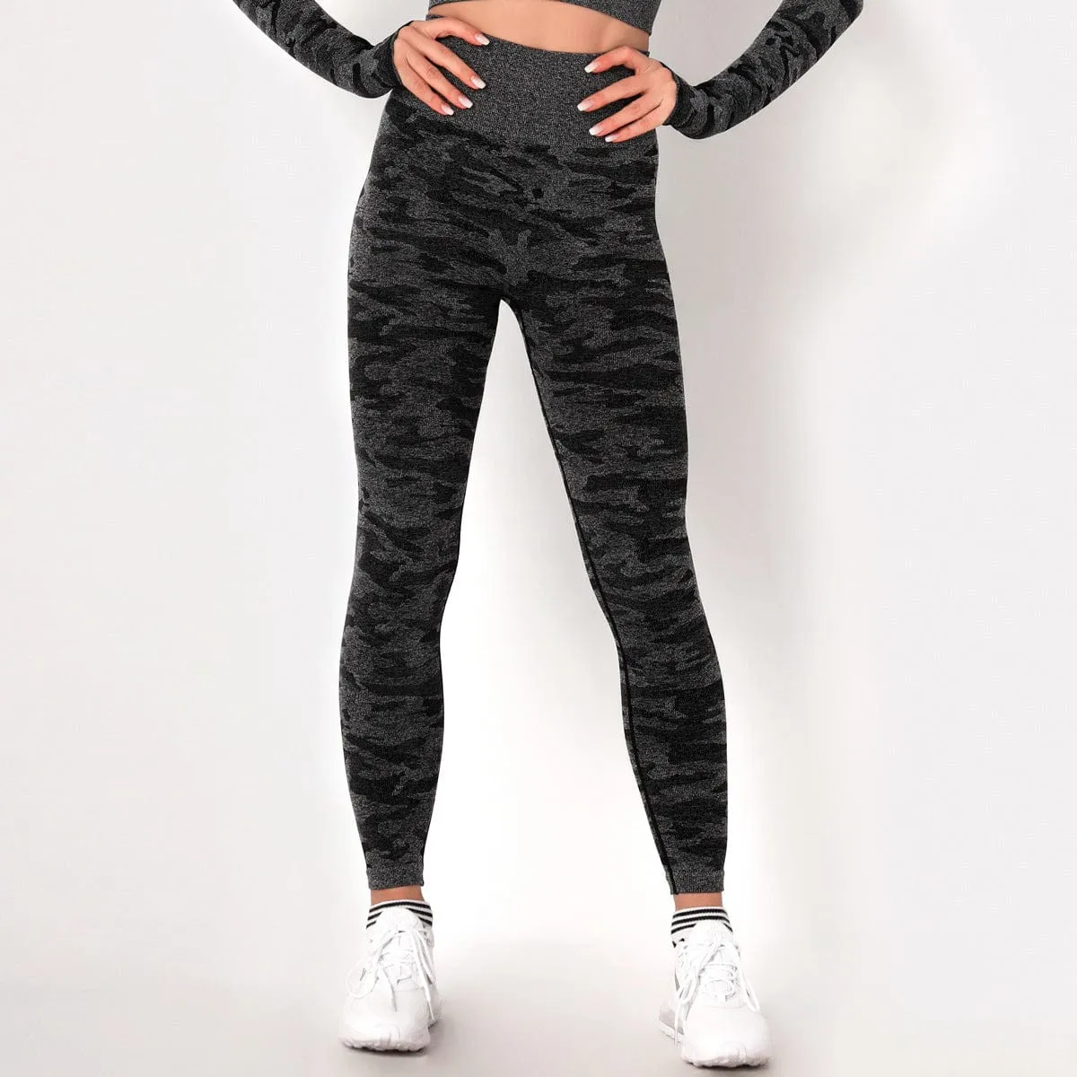 SecondSkin Camo Seamless Sports Leggings