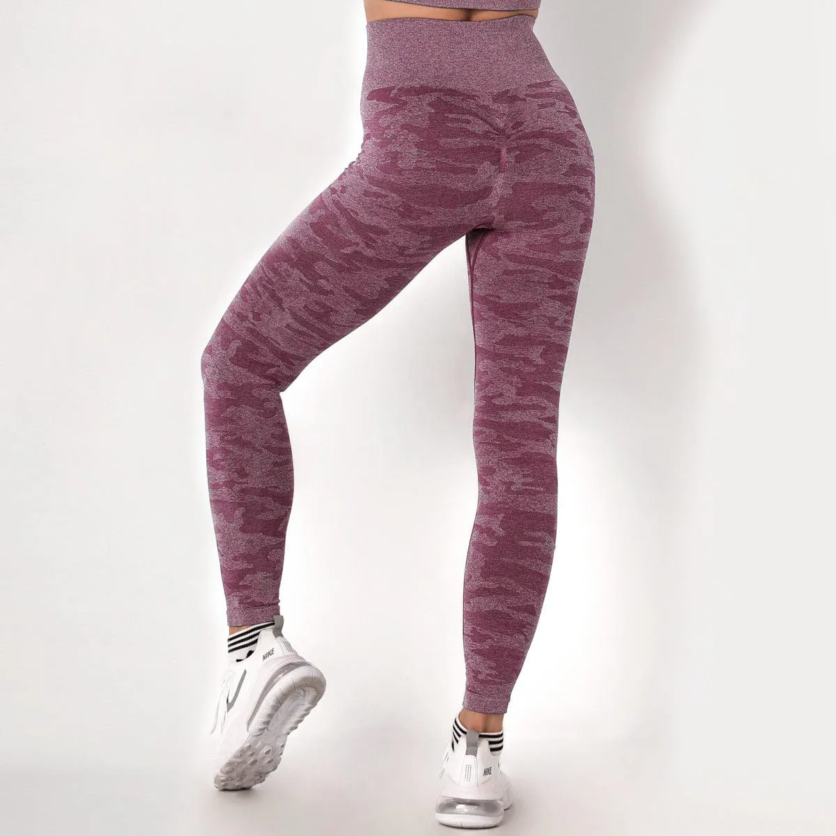 SecondSkin Camo Seamless Sports Leggings