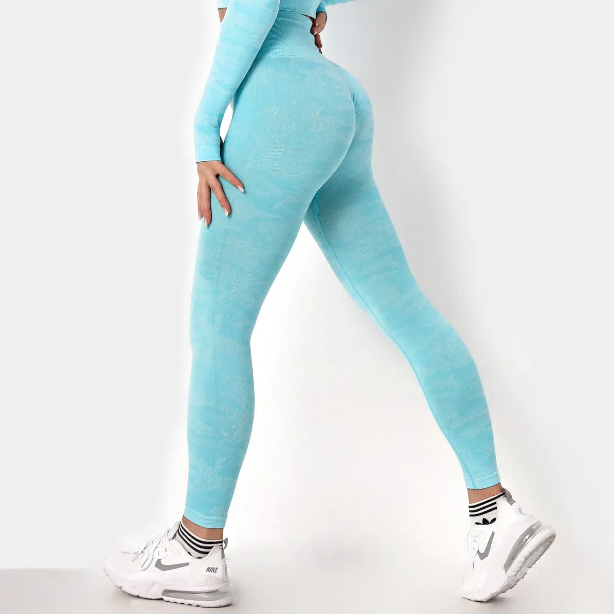 SecondSkin Camo Seamless Sports Leggings