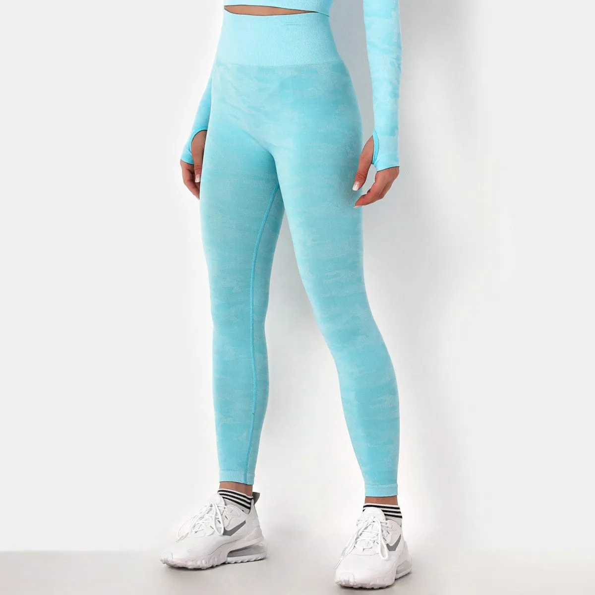 SecondSkin Camo Seamless Sports Leggings
