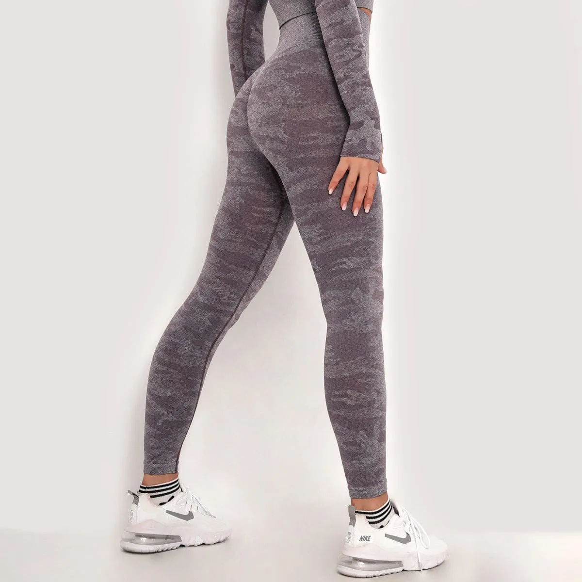 SecondSkin Camo Seamless Sports Leggings