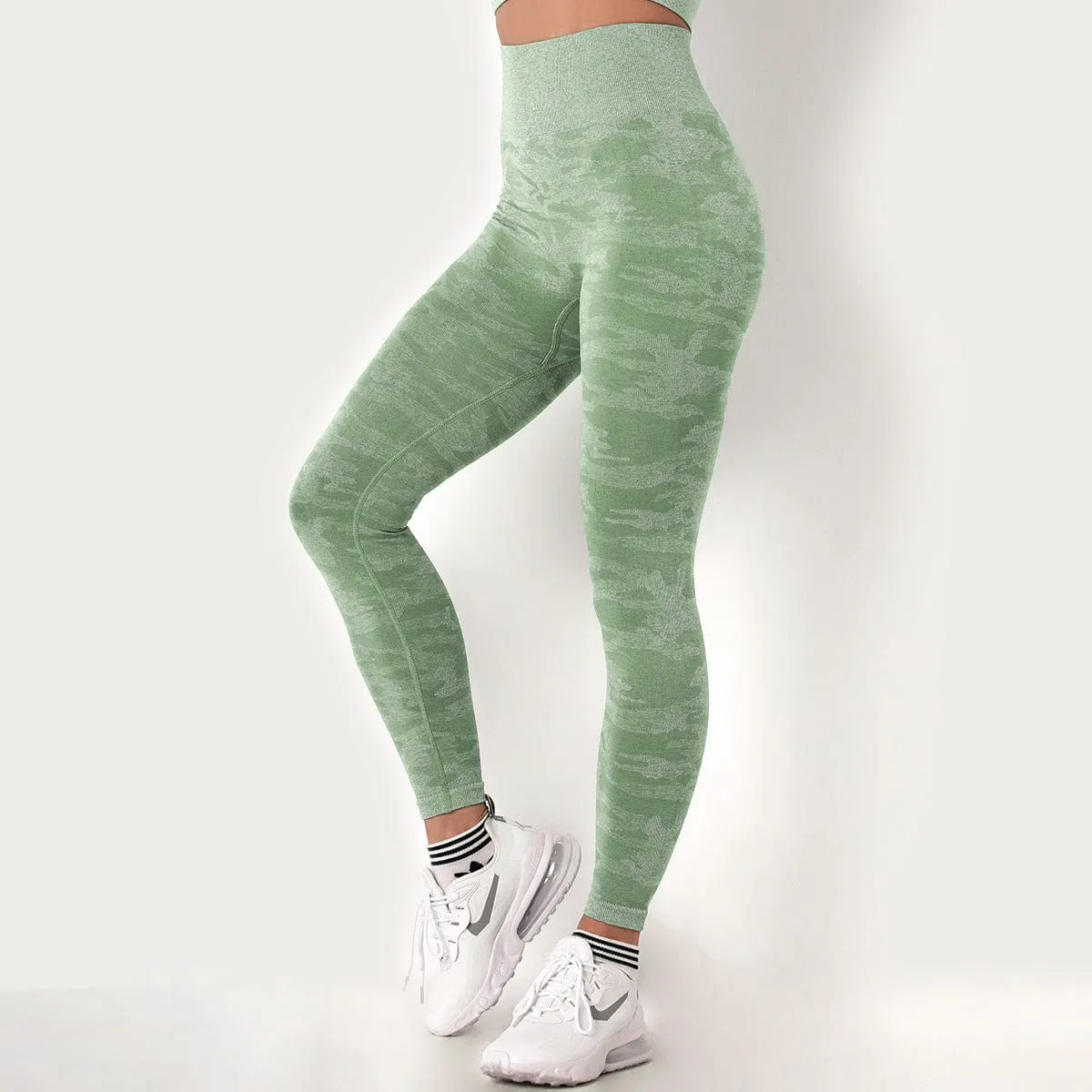SecondSkin Camo Seamless Sports Leggings