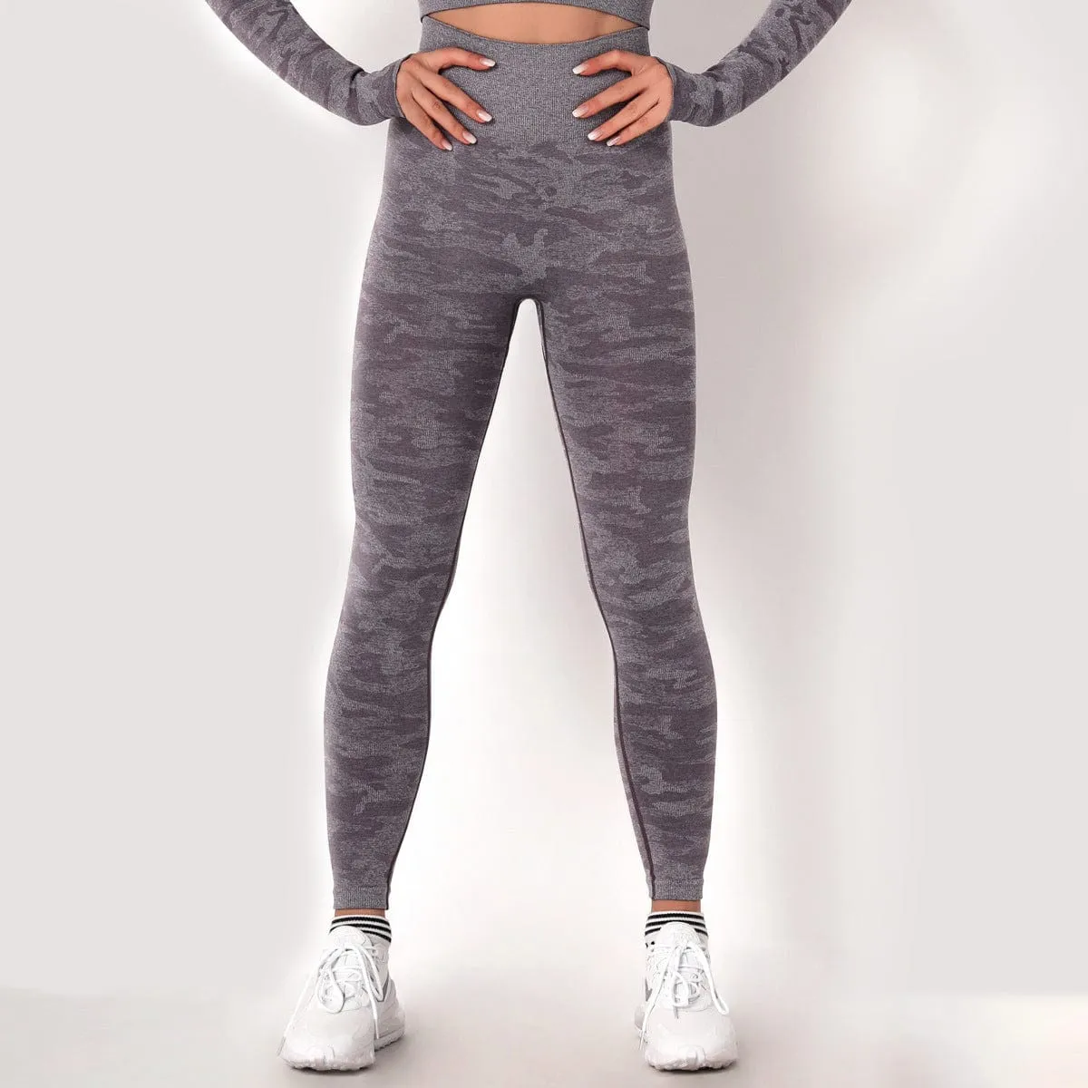 SecondSkin Camo Seamless Sports Leggings