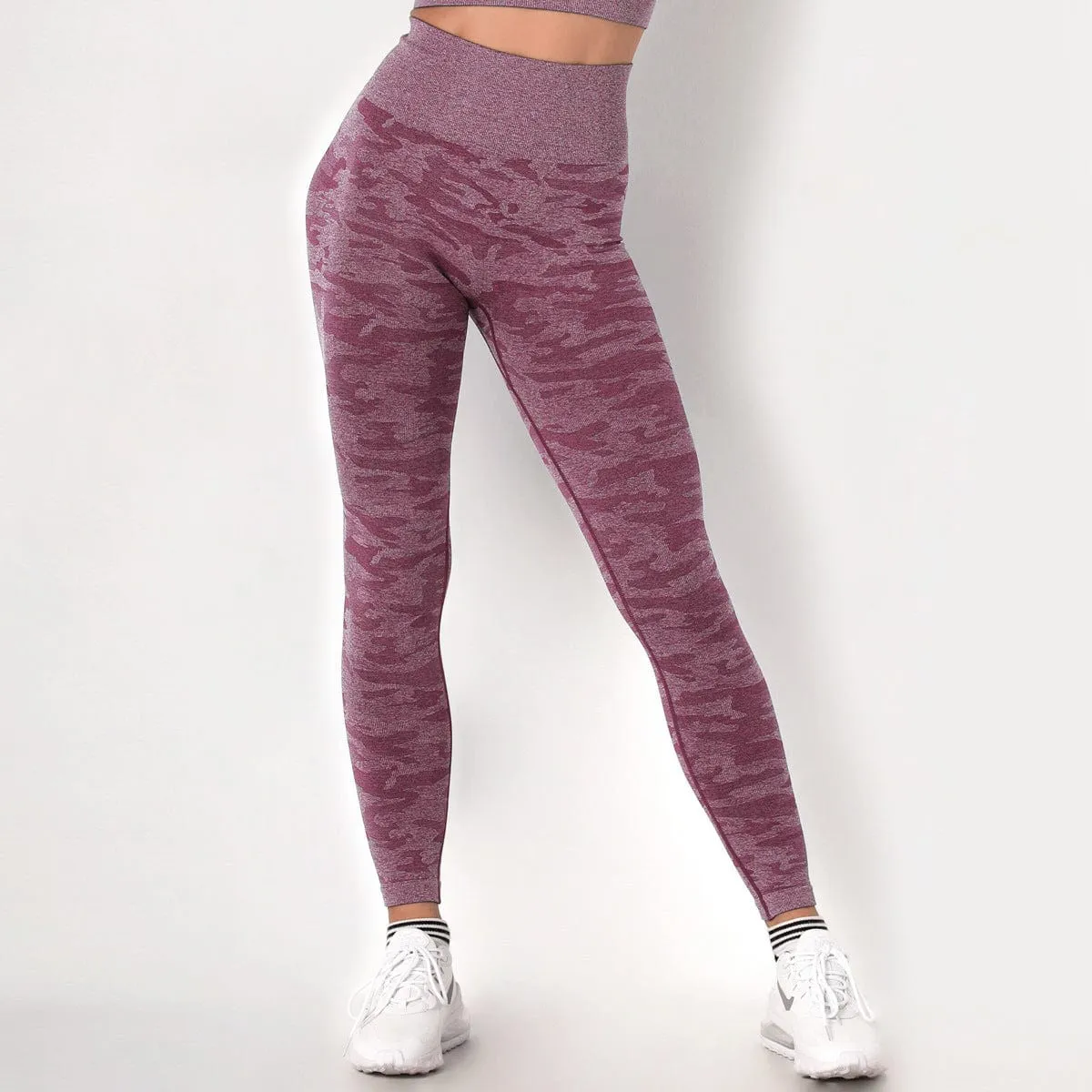 SecondSkin Camo Seamless Sports Leggings