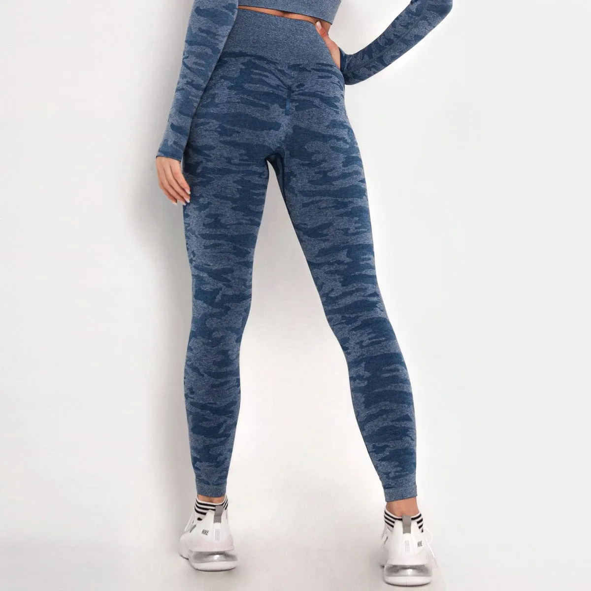 SecondSkin Camo Seamless Sports Leggings