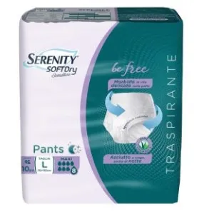 Serenity Soft Dry Pants Maxi L 10 Pezzi