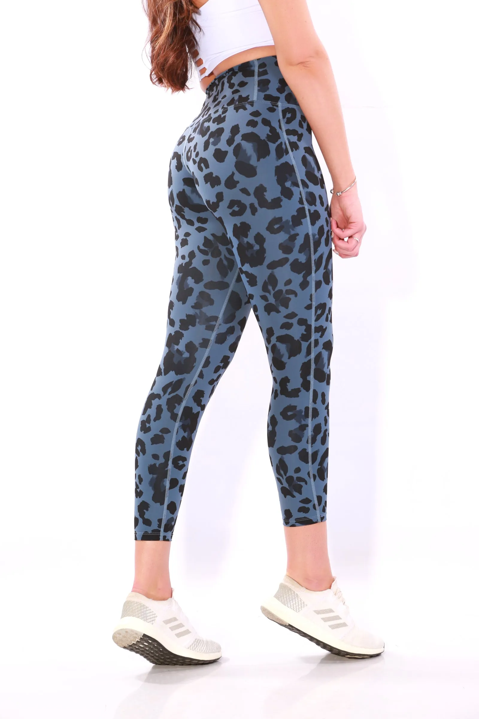 Shapewear Gym Bunny Animal instincts leggings  - Wild Blue