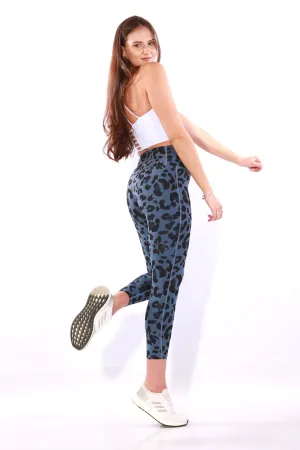 Shapewear Gym Bunny Animal instincts leggings  - Wild Blue