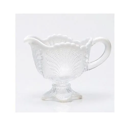 Shell Glass Creamer - 3 Color Options