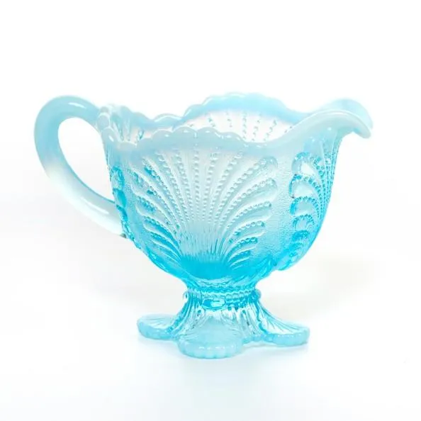 Shell Glass Creamer - 3 Color Options