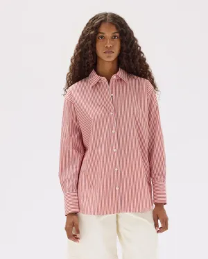 Signature Poplin Shirt Papaya