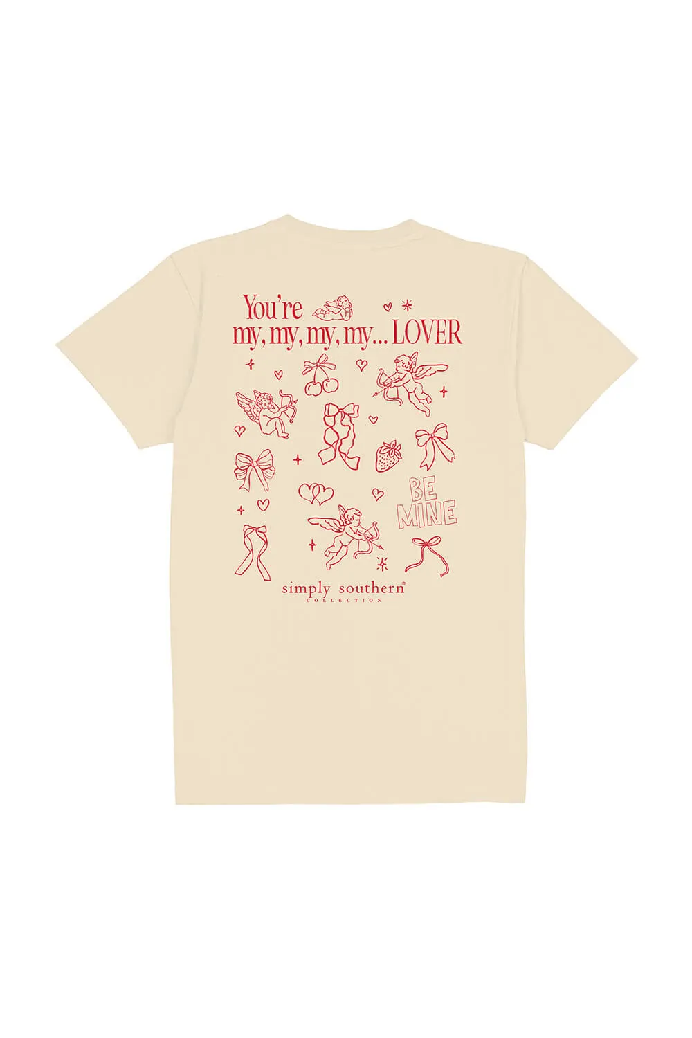 Simply Southern Plus Size You’re My Lover T-Shirt for Women in Natural | EXT-SS-YOUARE-NATURAL