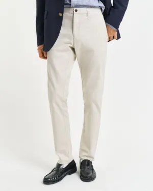 Slim Fit Chinos in Putty