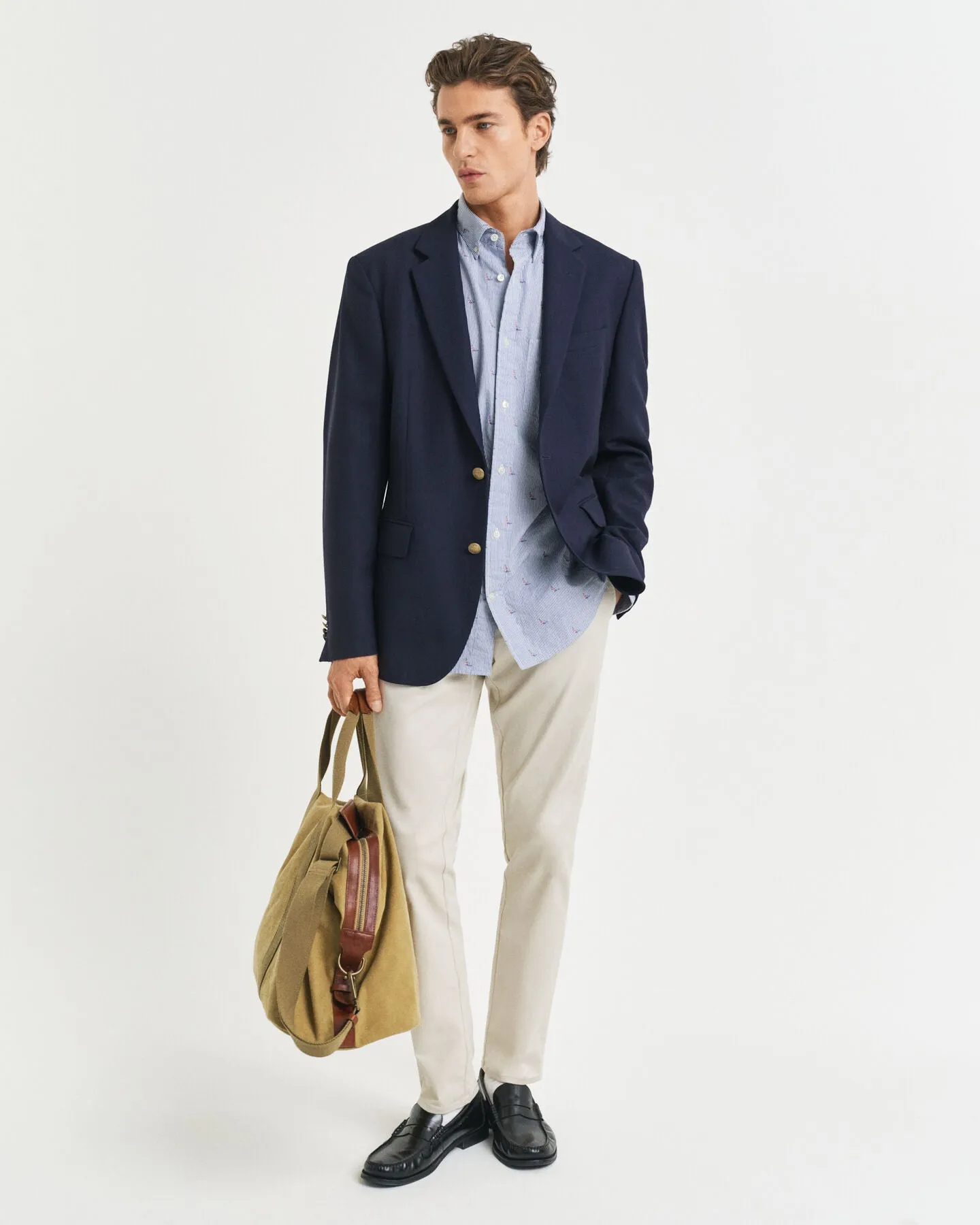 Slim Fit Chinos in Putty