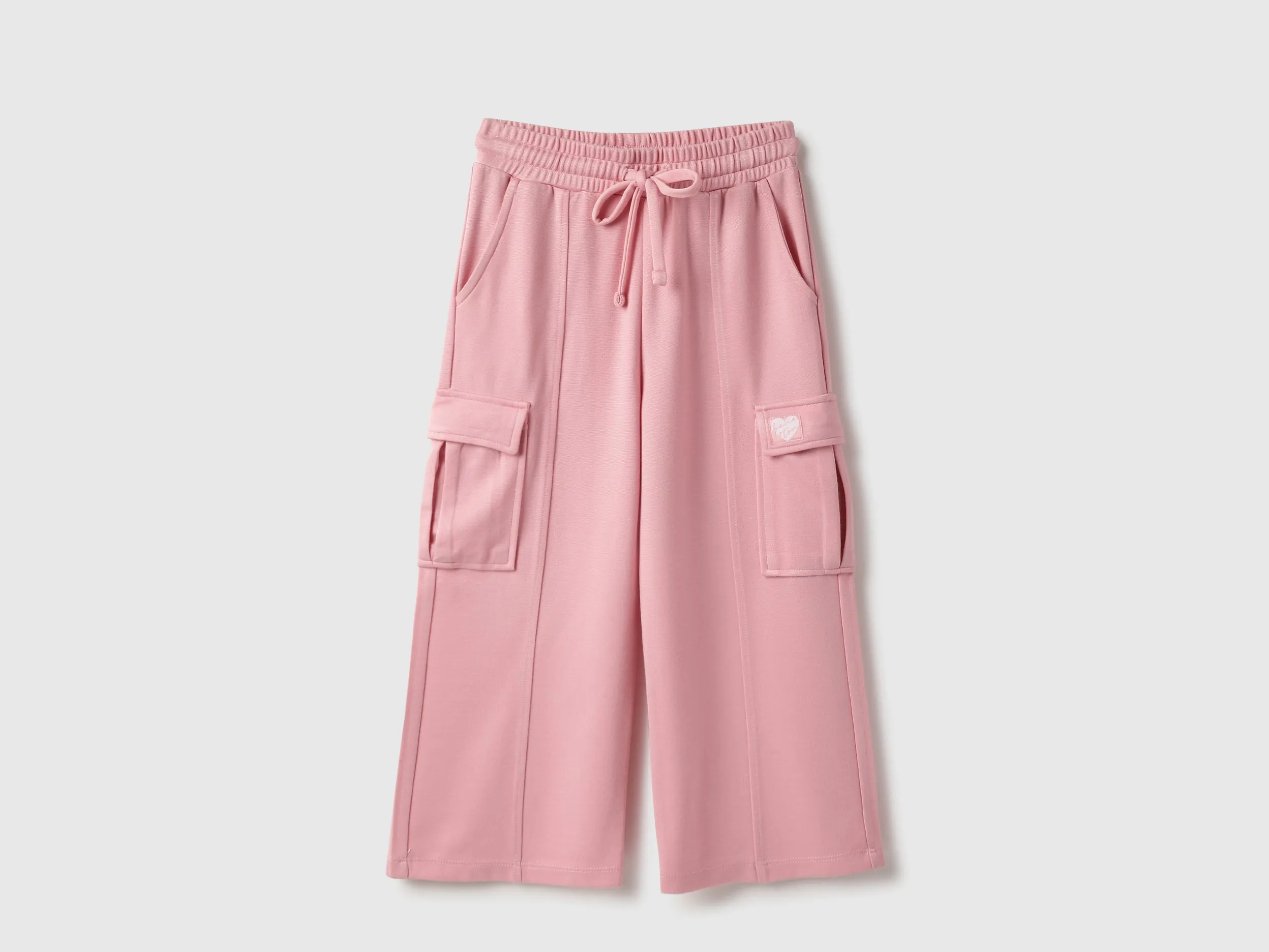 Solid Regular Fit Wide Leg Pants