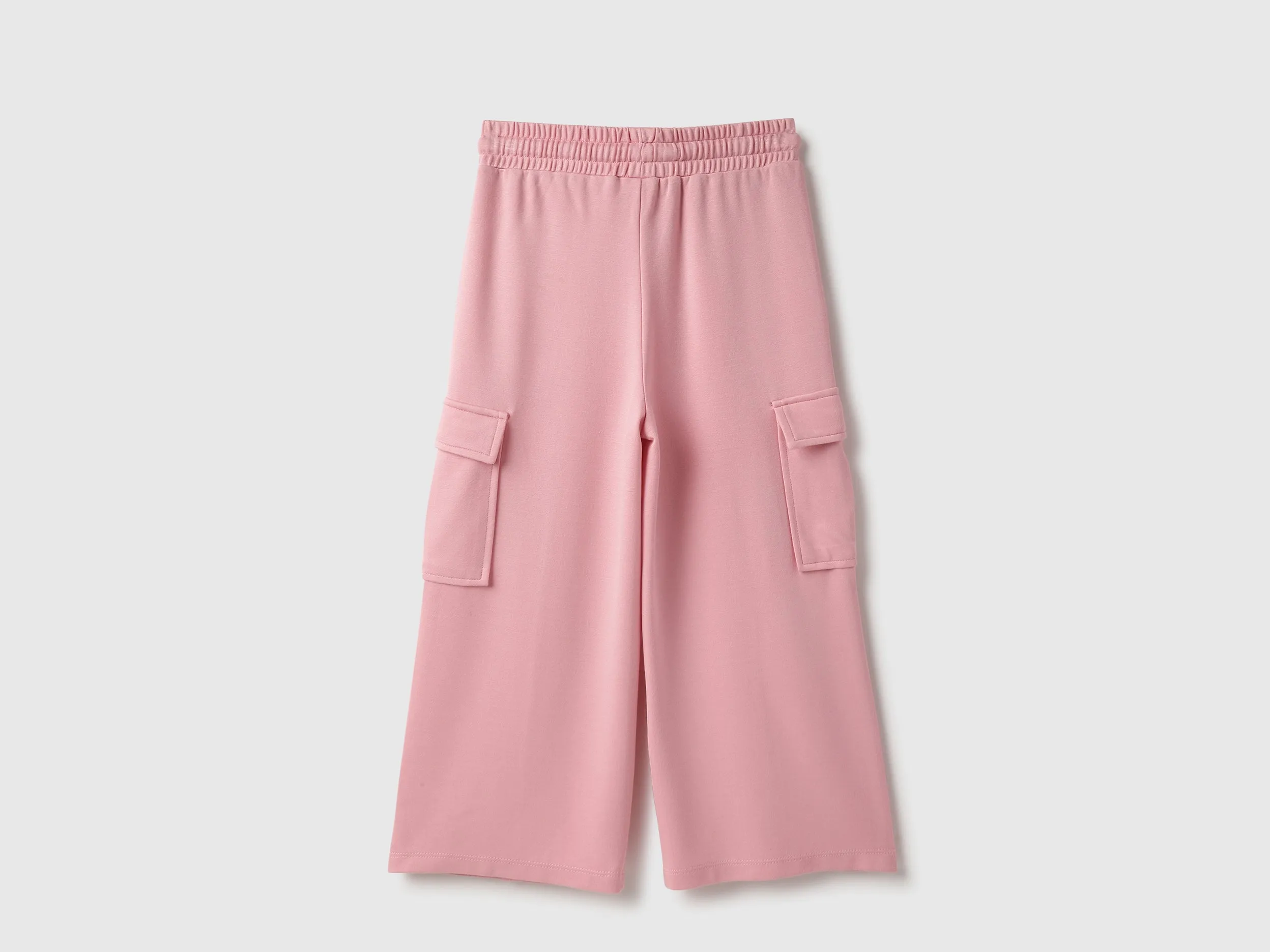 Solid Regular Fit Wide Leg Pants