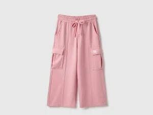 Solid Regular Fit Wide Leg Pants
