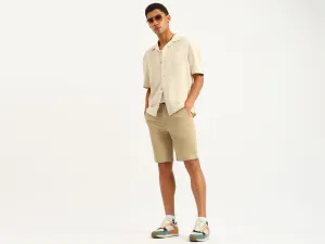 Solid Slim Fit Chinos Shorts