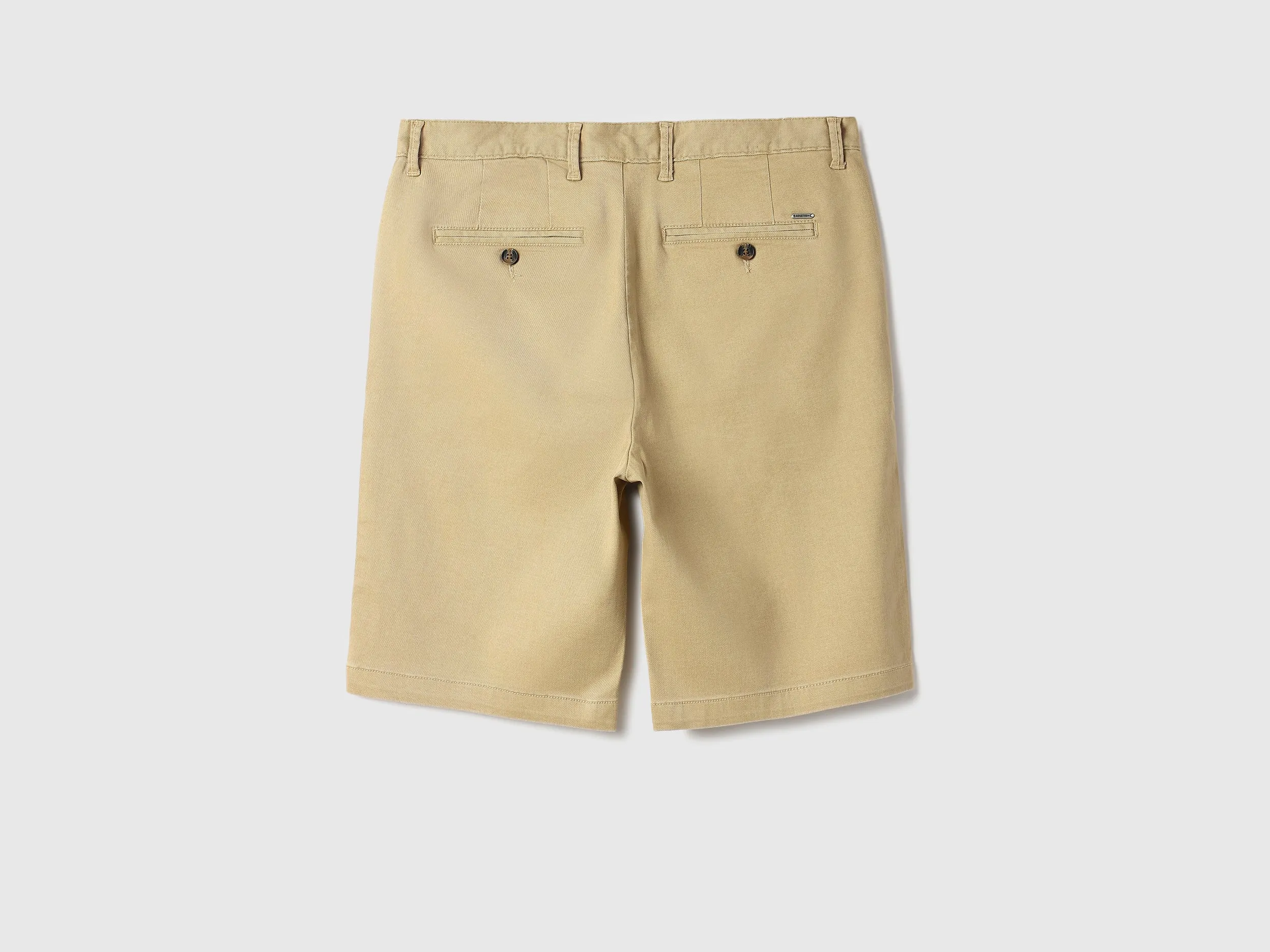 Solid Slim Fit Chinos Shorts