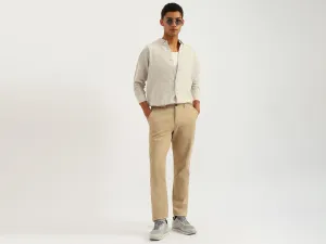 Solid Slim Fit Chinos Trousers