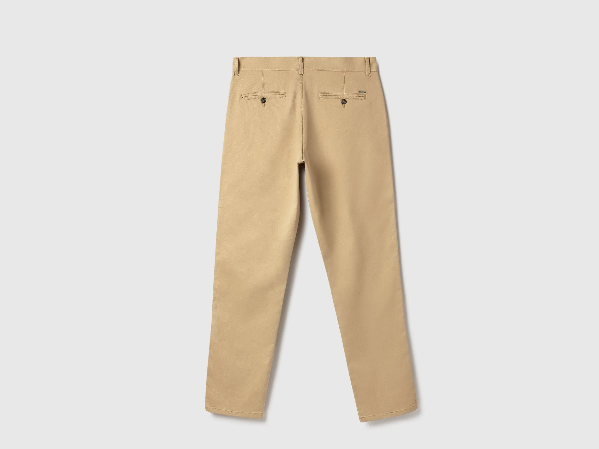 Solid Slim Fit Chinos Trousers