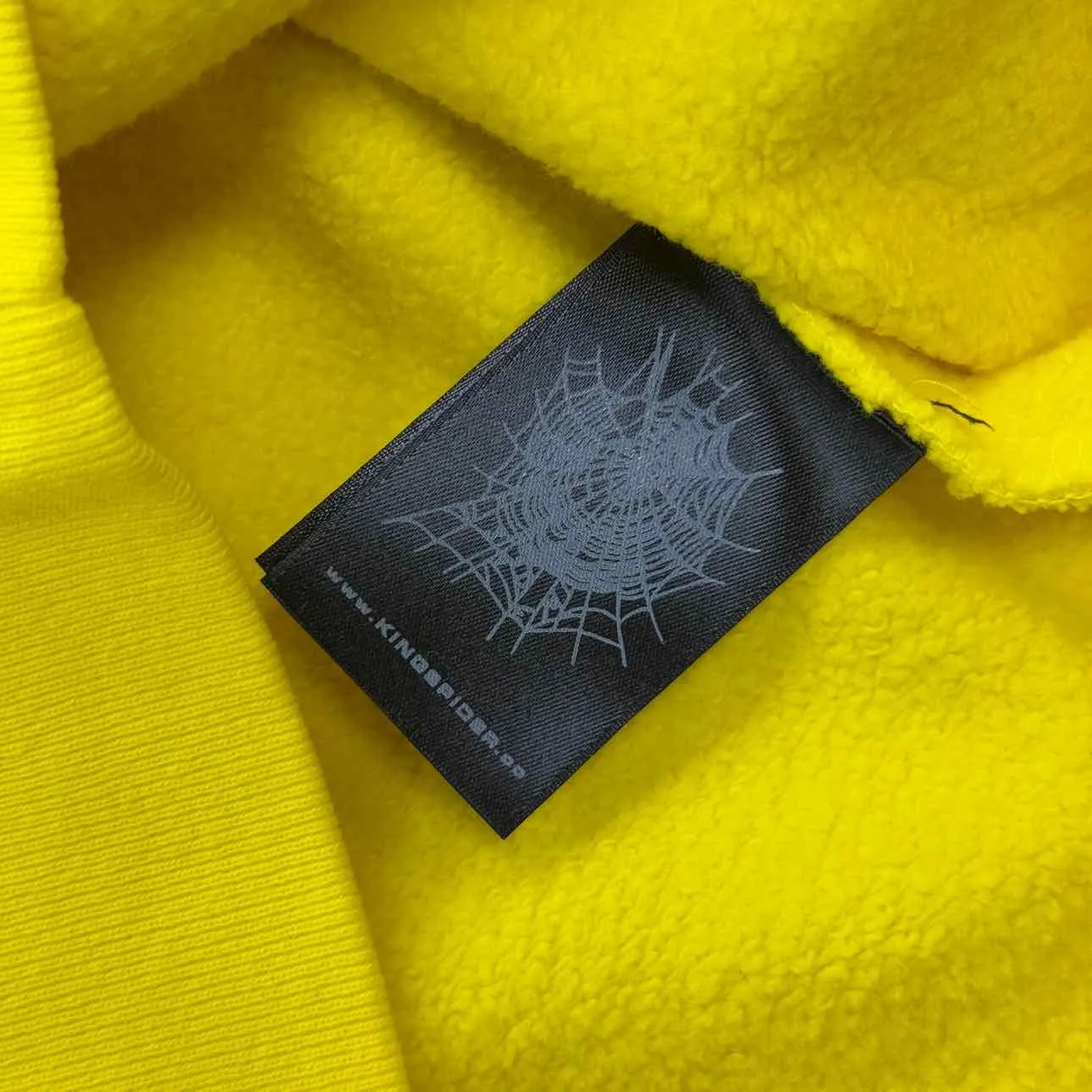 Sp5der Hoodie "LEGACY" Yellow New Size XL