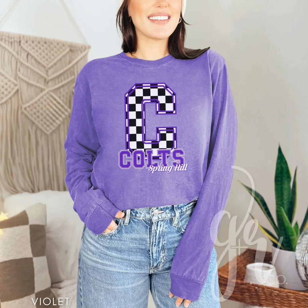 Spring Hill Colts - Checkered (Tees Sweatshirts)