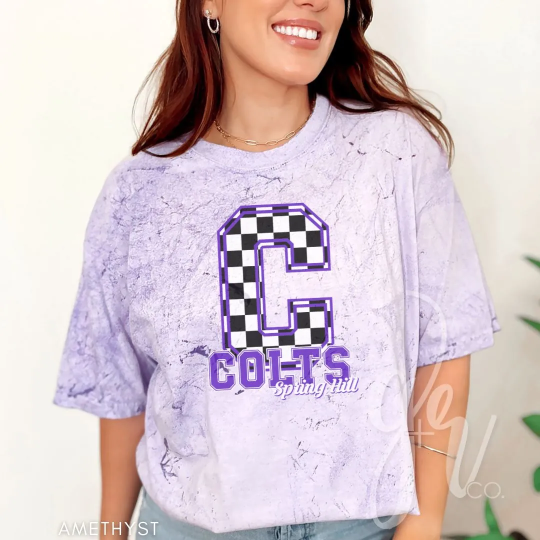 Spring Hill Colts - Checkered (Tees Sweatshirts)