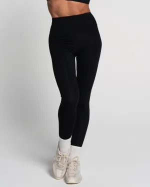 Staple Full Length Leggings - Onyx