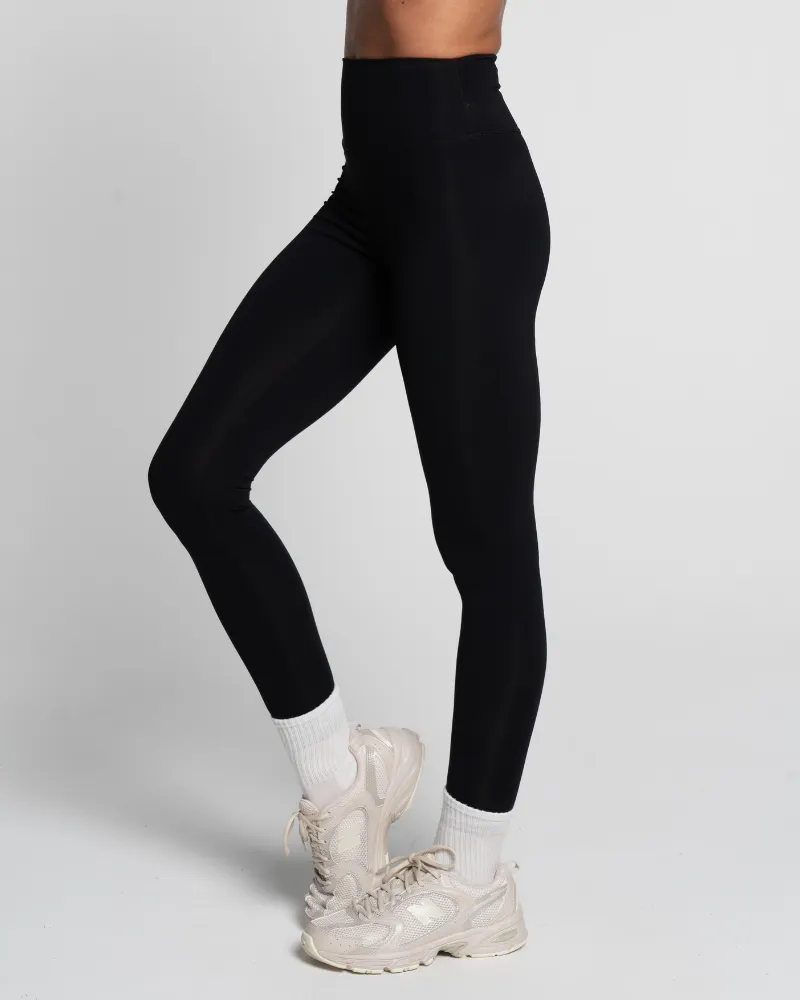 Staple Full Length Leggings - Onyx