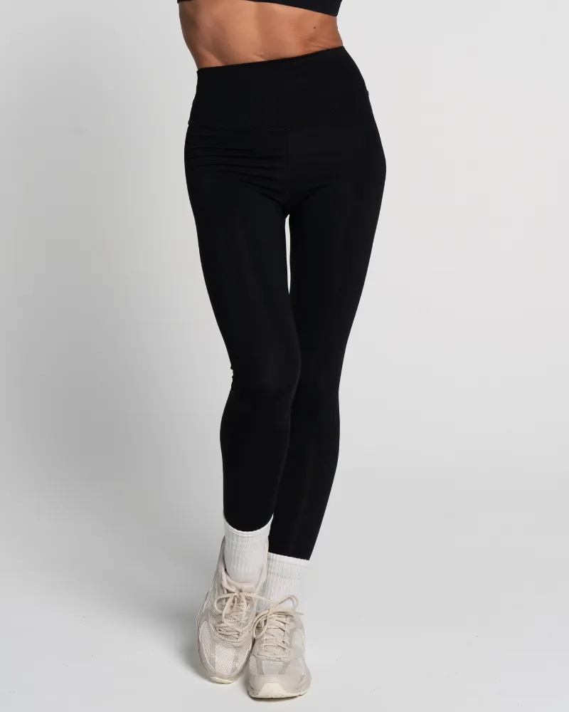 Staple Full Length Leggings - Onyx