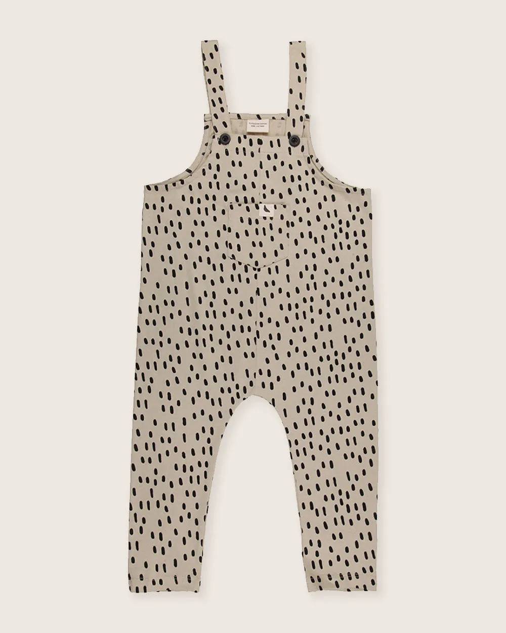 Stone Doodle Print Dungarees