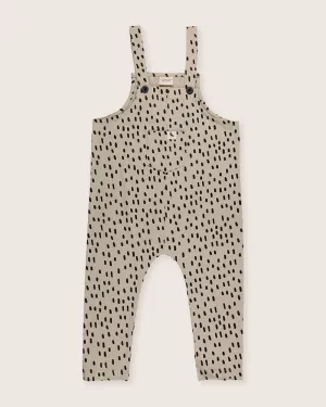 Stone Doodle Print Dungarees