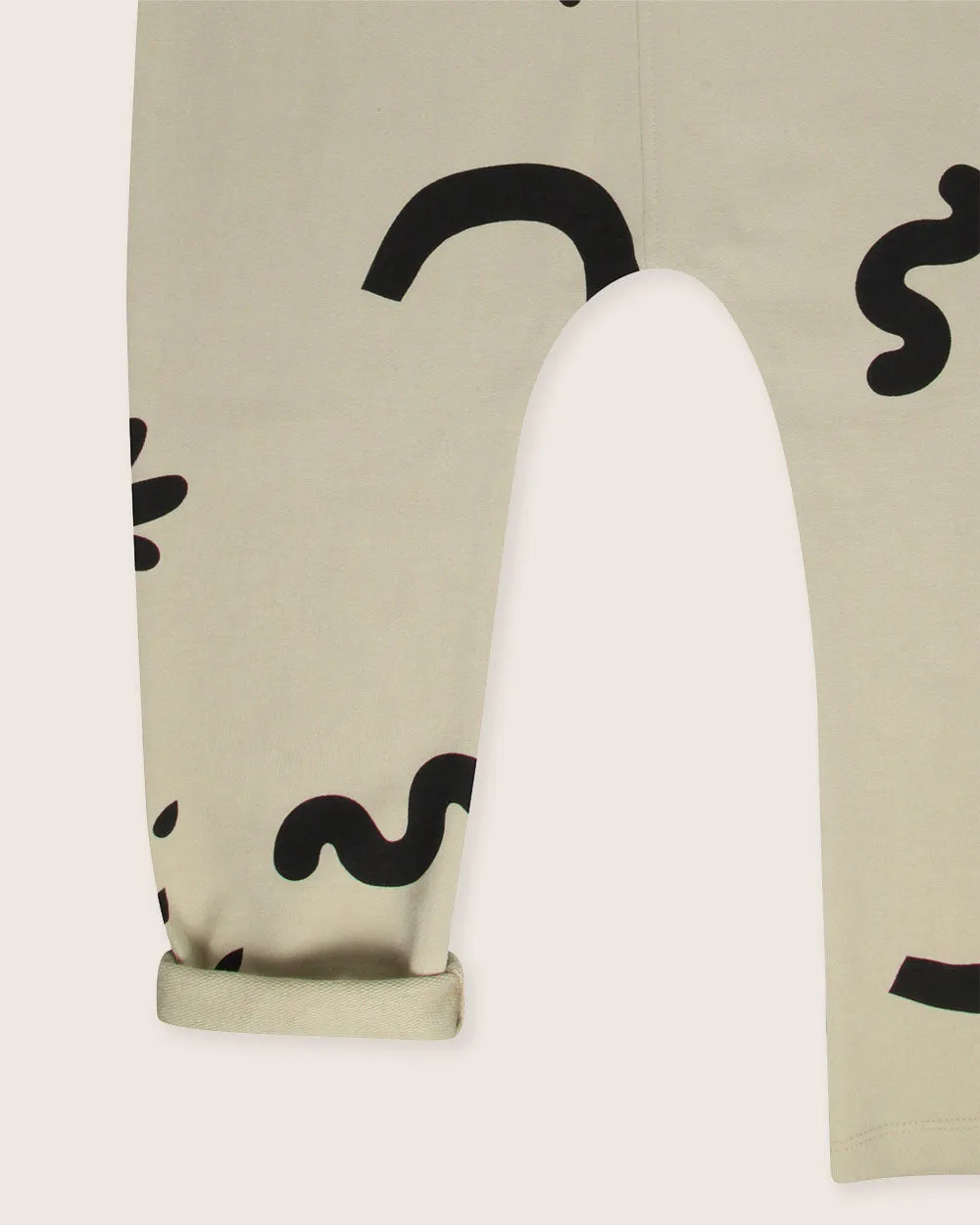 Stone Silhouette Print Dungarees
