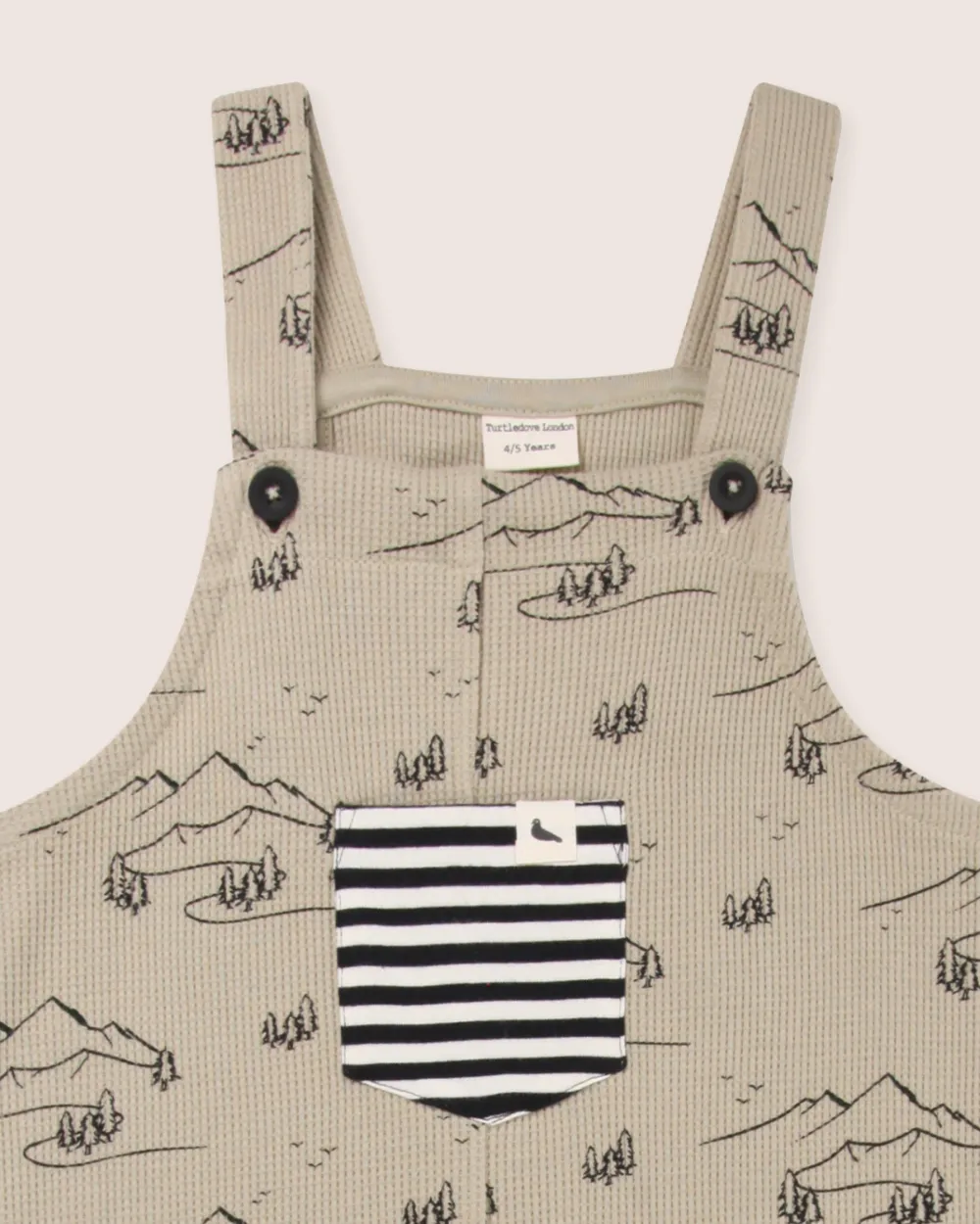 Stone Wilderness Print Dungarees