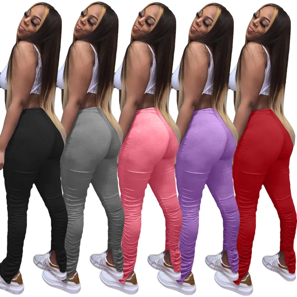Stretchy High Waist Colorful Leggings