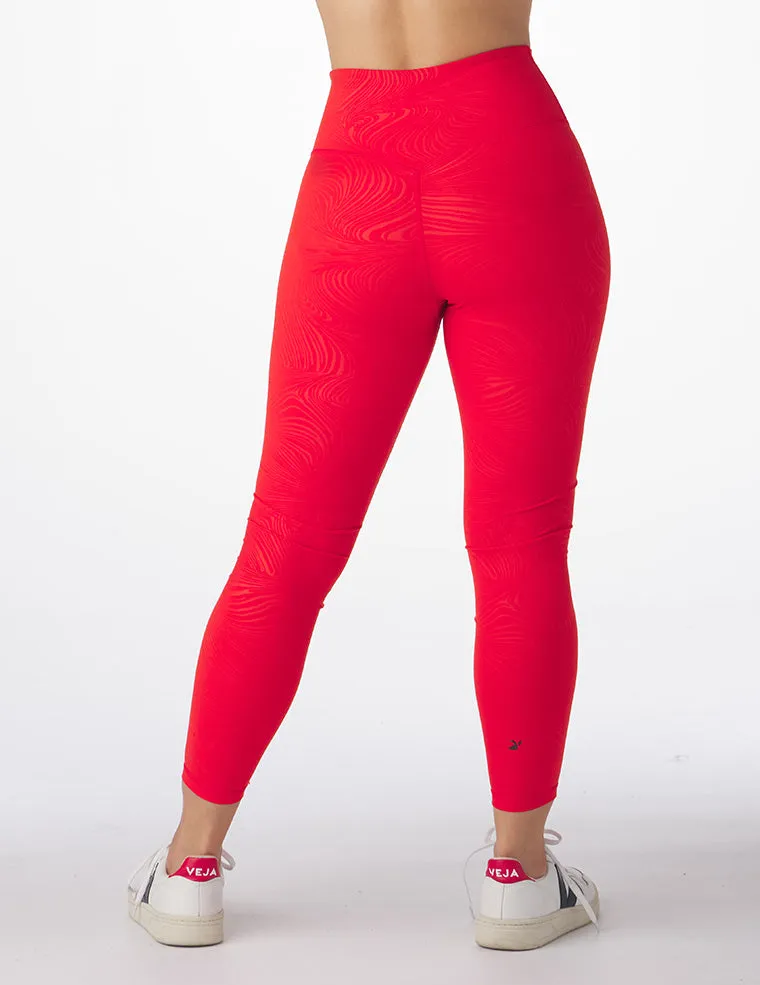 Sultry 7/8 Legging Print: Cherry Swirl Gloss