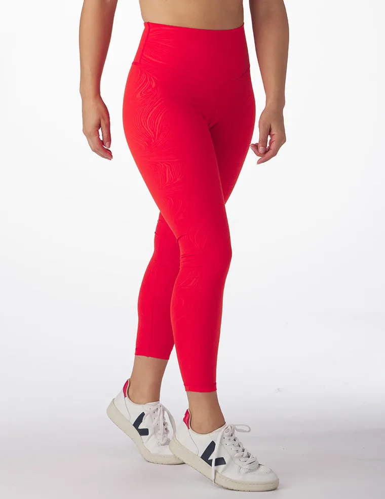 Sultry 7/8 Legging Print: Cherry Swirl Gloss