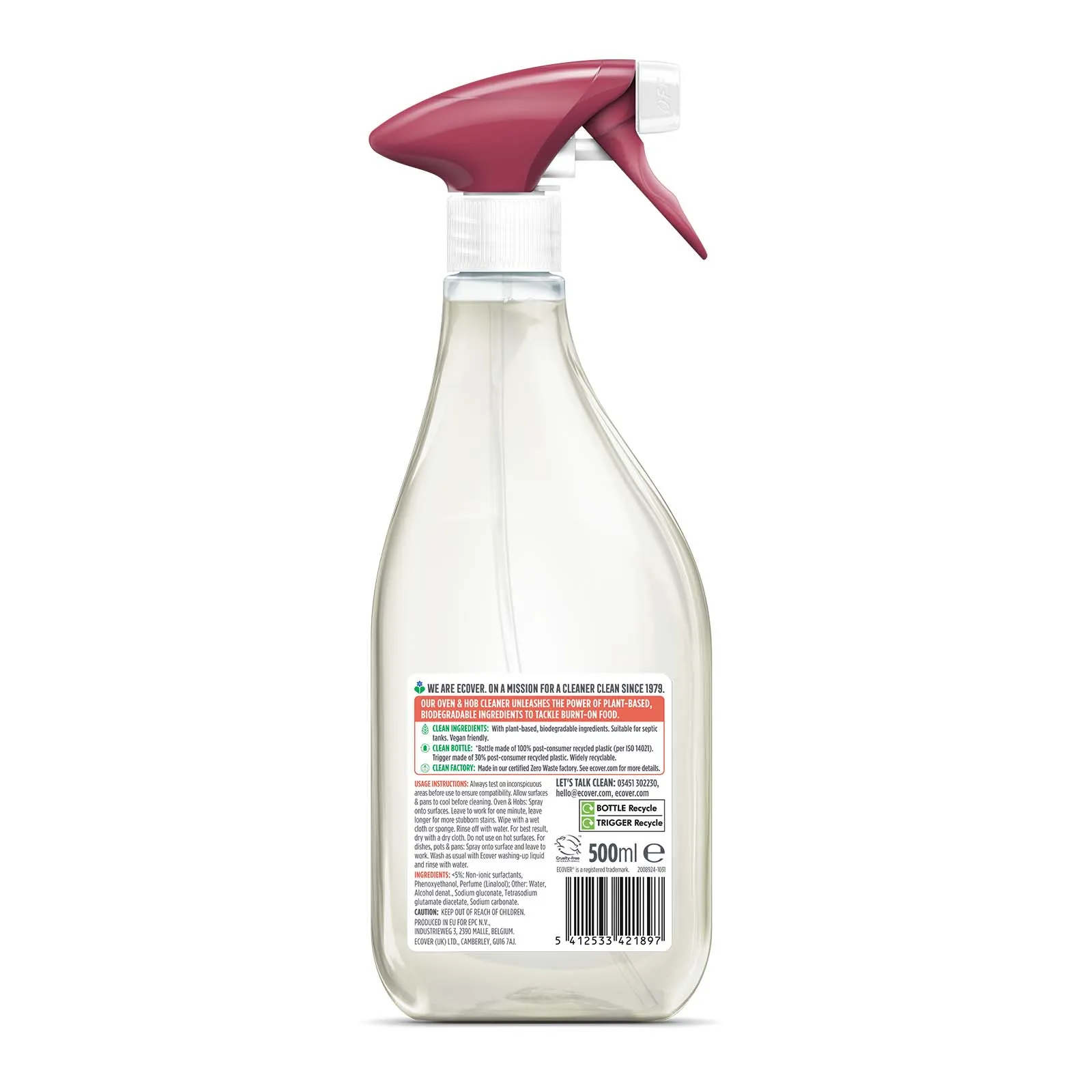 Surface Cleaner Oven & Hob 500ml- Jasmine & Mandarin