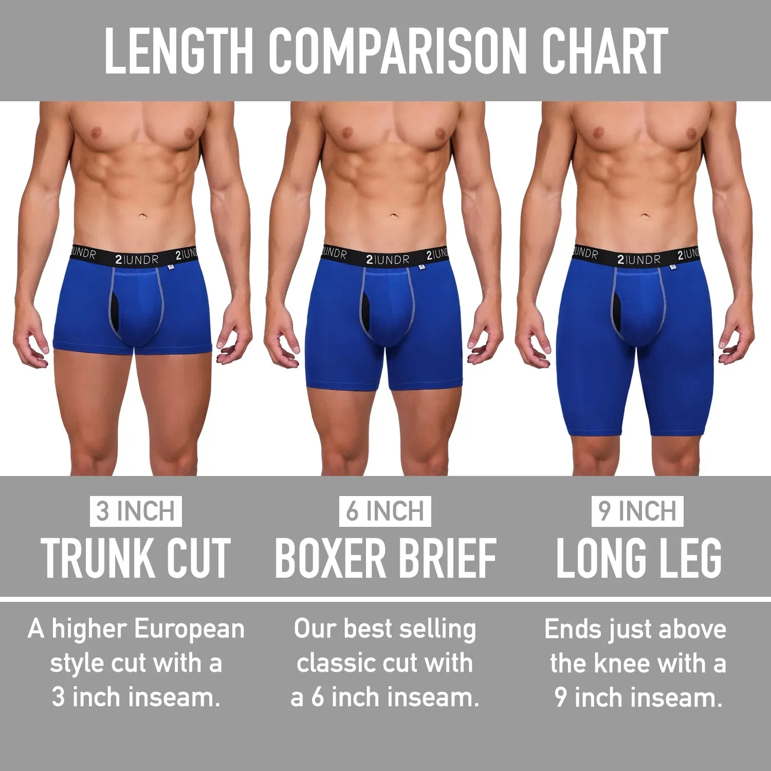 Swing Shift 6" Heathered Boxer Brief
