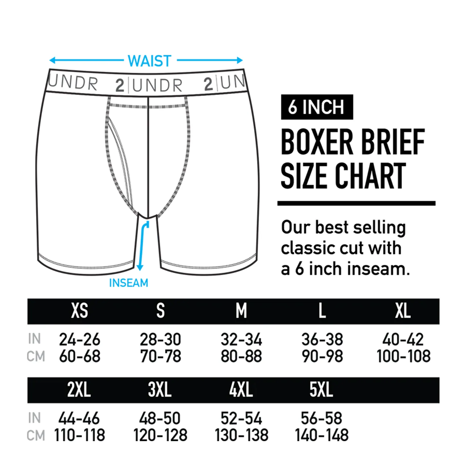 Swing Shift 6" Heathered Boxer Brief