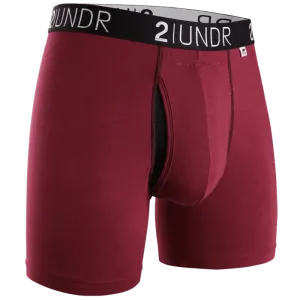 Swing Shift Boxer Brief - Burgundy