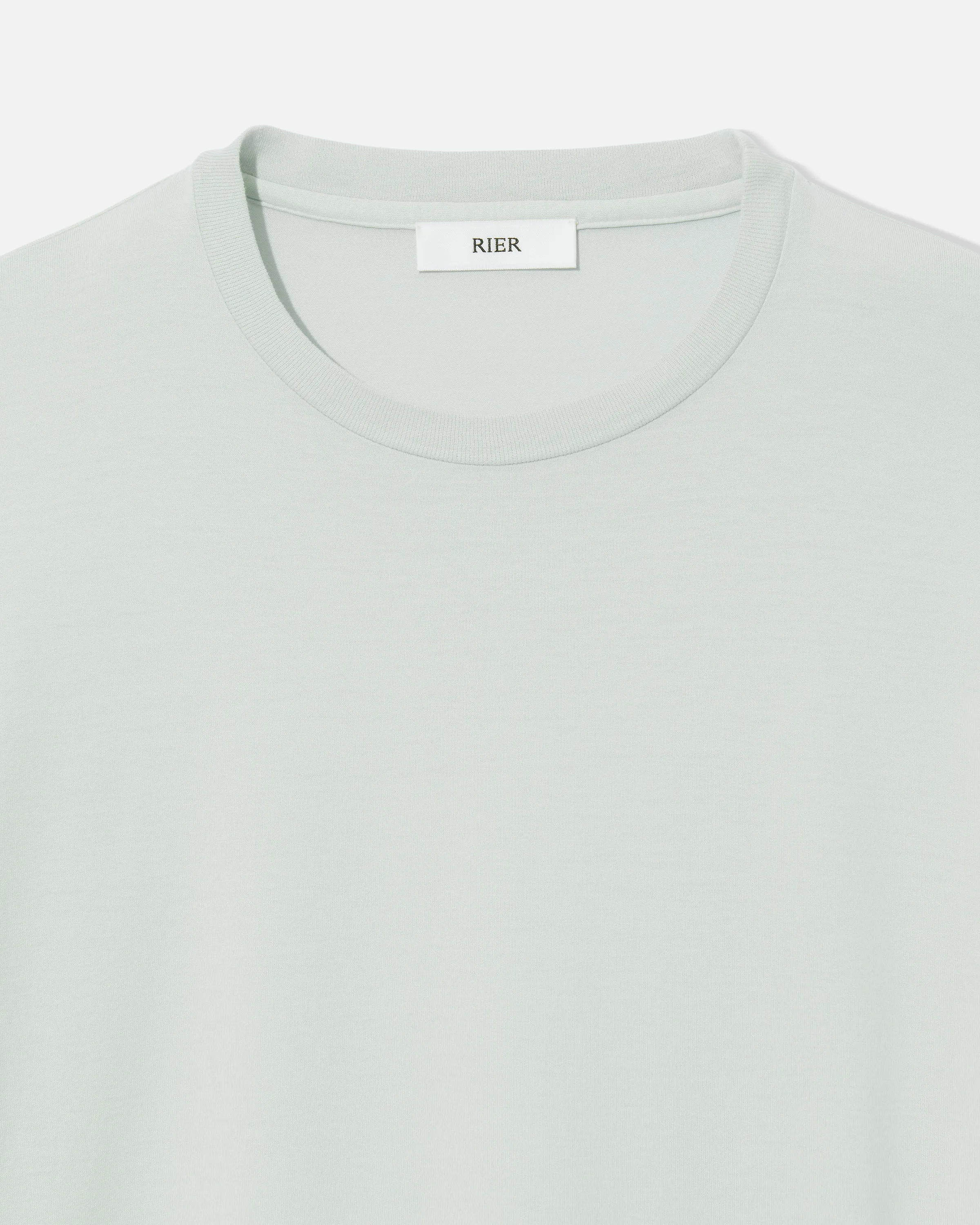 T-shirt round neck jersey cotton perle