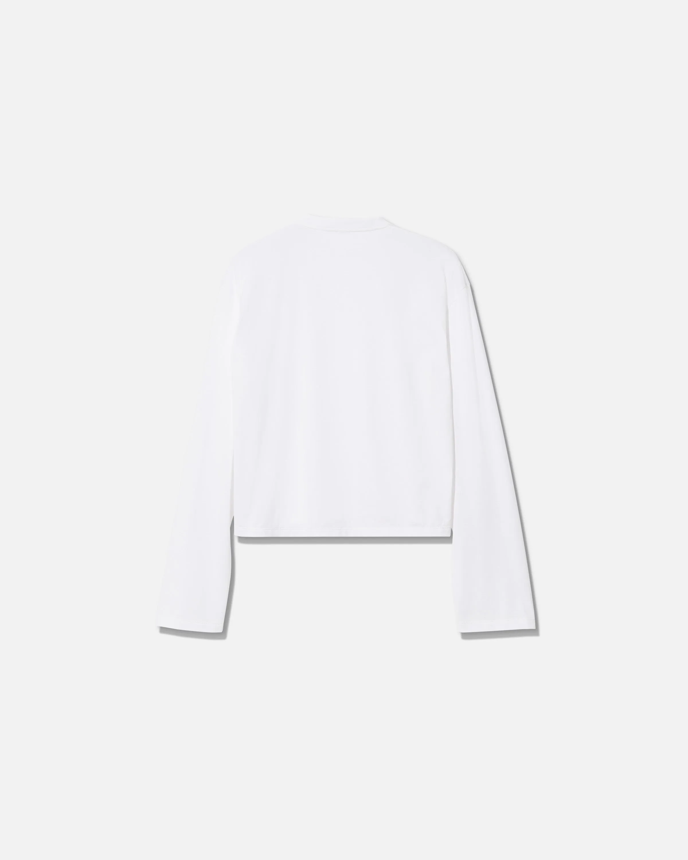 T-shirt round neck jersey cotton white