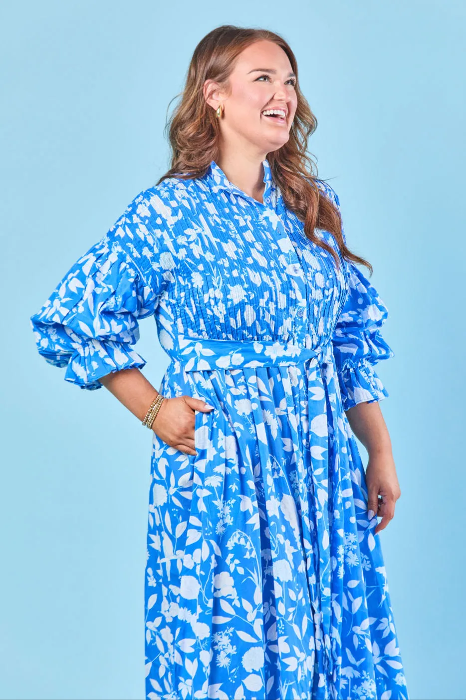 The Every Body Dress in Azul Wildflower