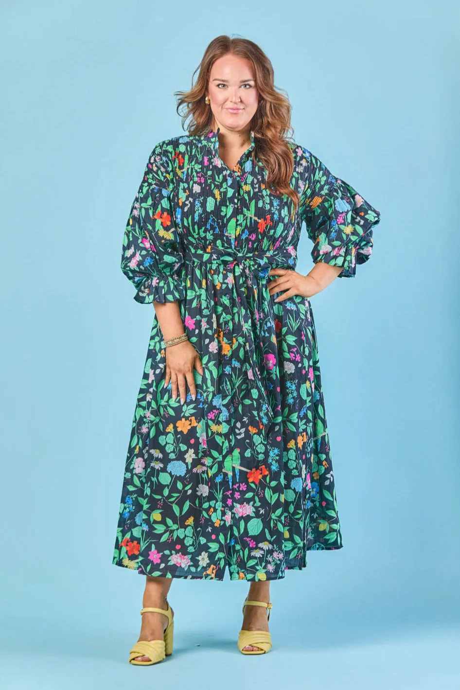 The Every Body Dress in Onyx Wildflower