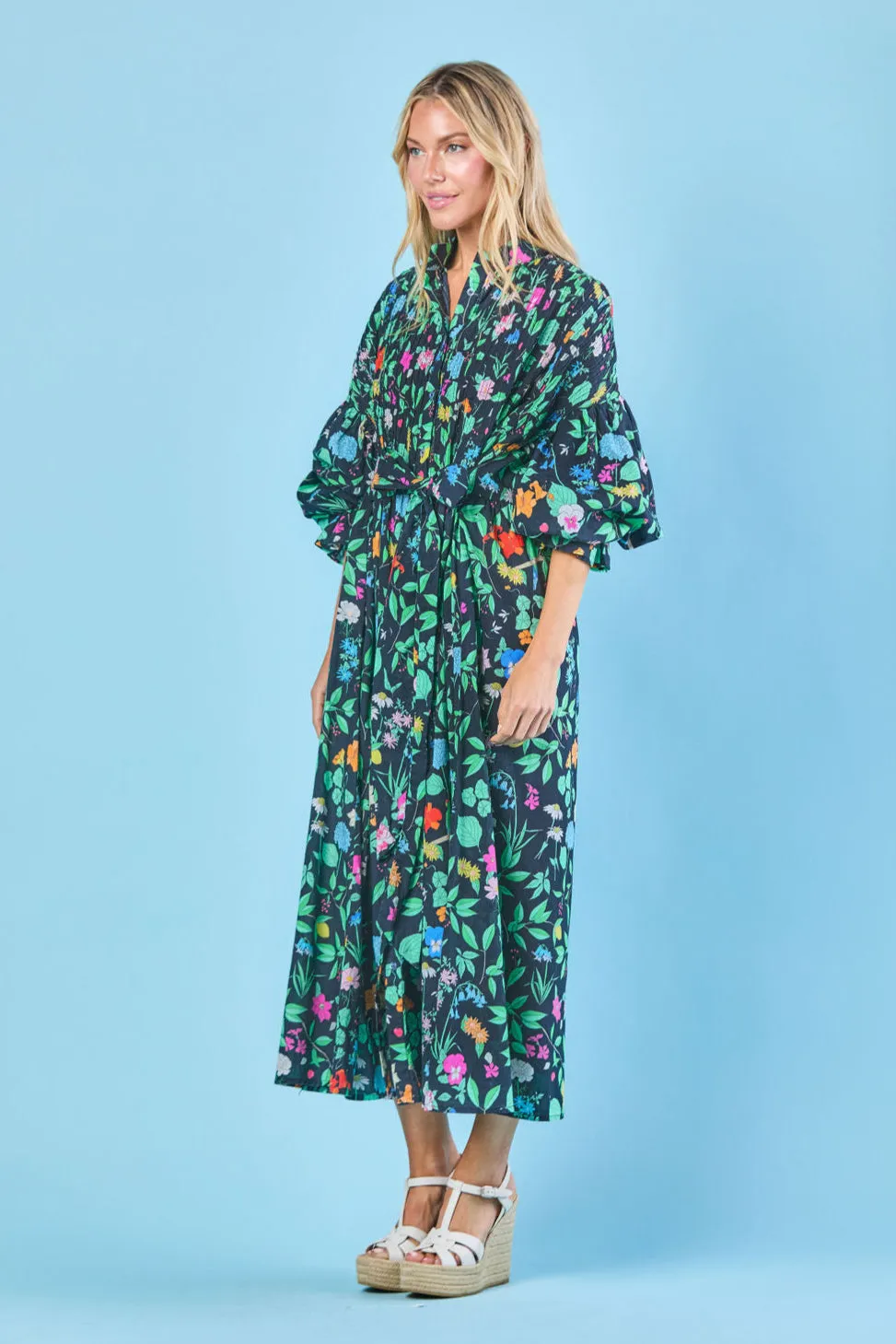 The Every Body Dress in Onyx Wildflower